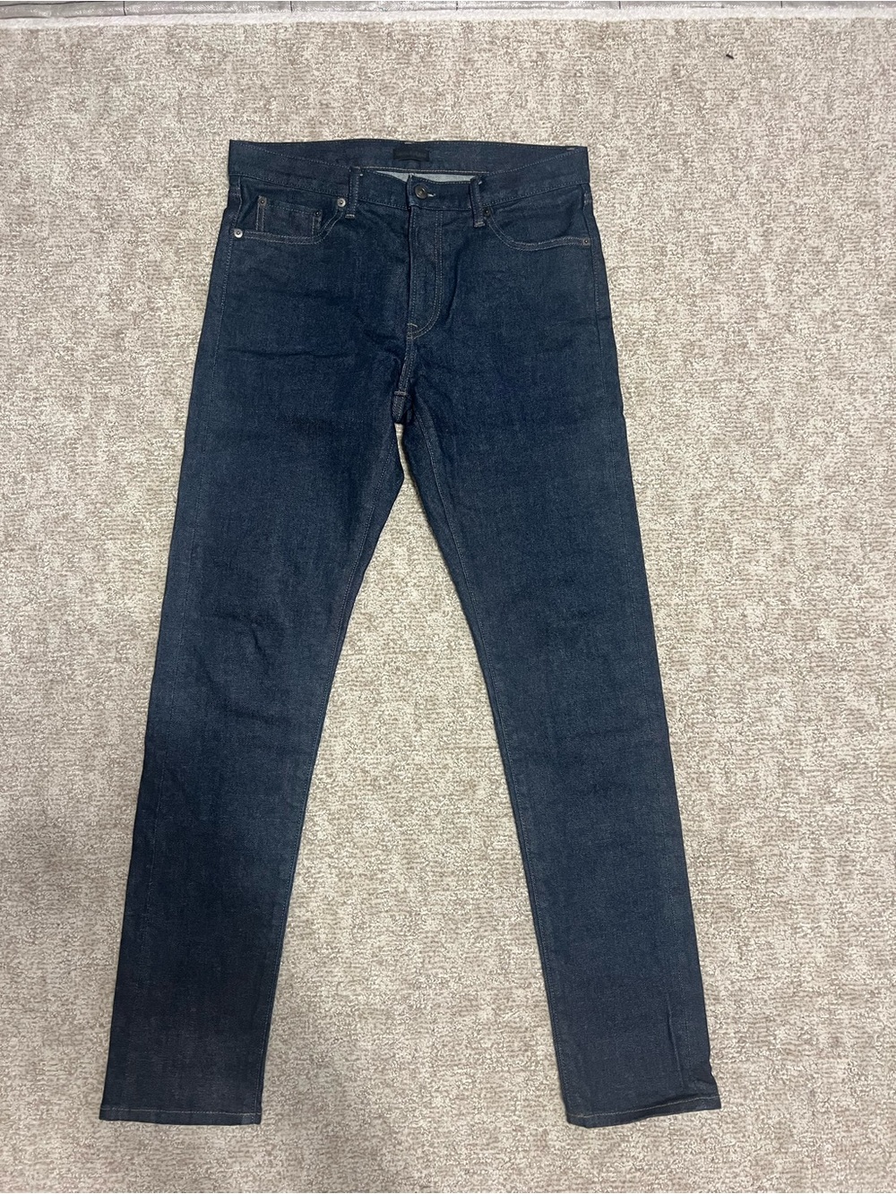 Uniqlo Men's Dark Indigo Straight Jeans